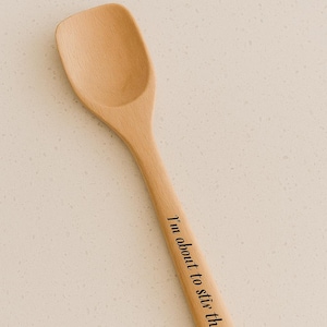 Wooden engraved spoons | personalized spoons | engraved spoons | mother&#39;s day | father&#39;s day | custom design spoon | wooden spoon | cooking