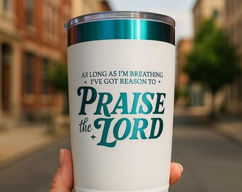 Personalized 20 oz Polar Camel Tumbler, Engraved Insulated Cup, Custom Travel Mug, Coffee Tumbler, Gift for Her, Christian Faith Tumbler