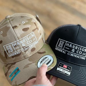 Embroidered hat, Custom embroidery hat, Richardson 112 trucker hats, Embroidered hat, bulk order pricing, personalized hat, embroidered hat