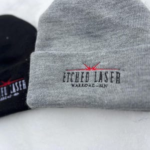 Custom Embroidered Beanie: Personalized Logo or Text Winter Hat