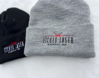Custom Embroidered Beanie: Personalized Logo or Text Winter Hat