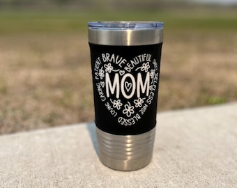 Personalized 20 oz Polar Camel Tumbler, Engraved Insulated Cup, Custom Travel Mug, Coffee Tumbler, Gift for Him or Her, Silicone Grip Mug