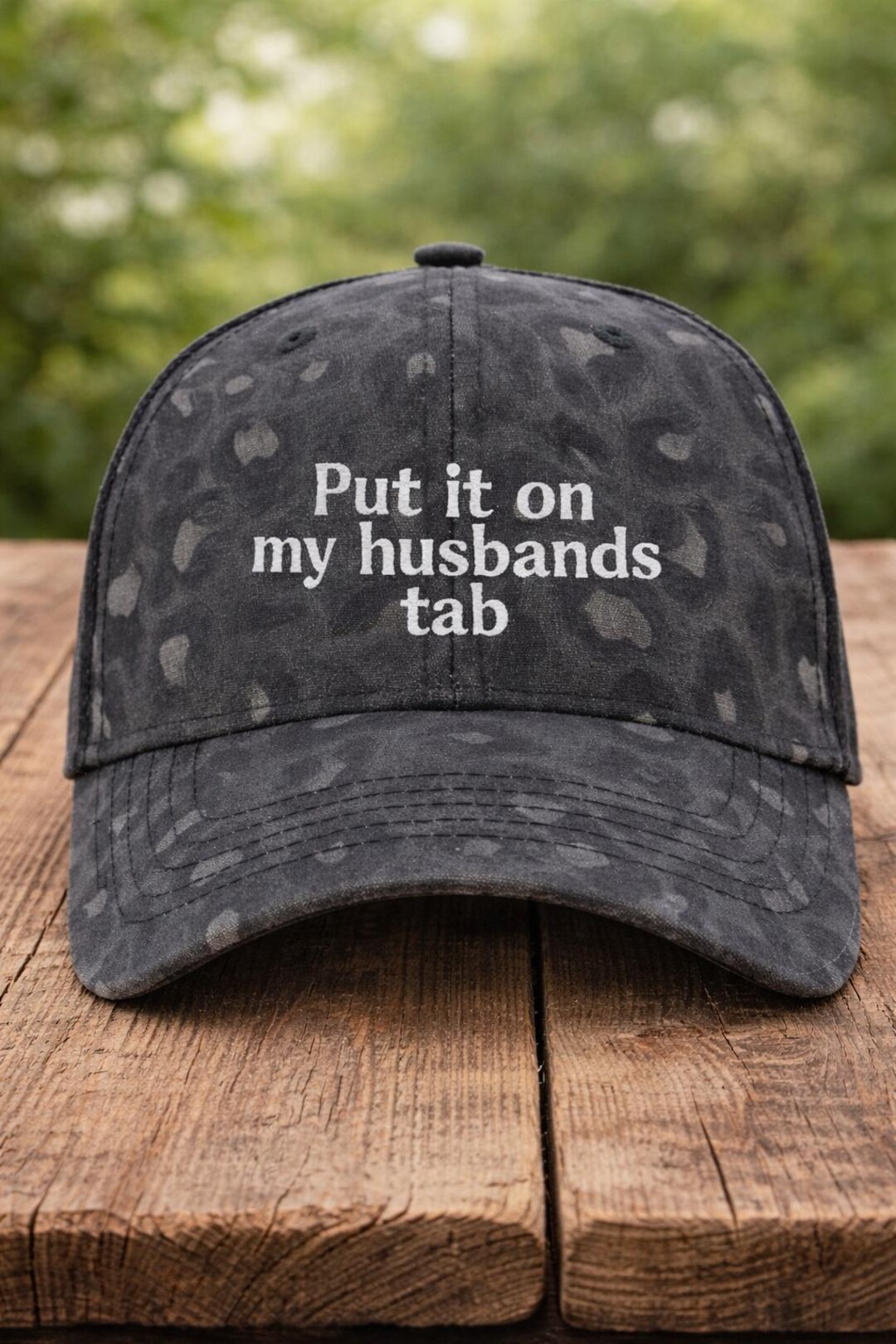 Embroidered Put It on My Husband’s Tab Hat – Funny Women’s Baseball Cap ...