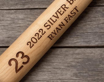 Engraved Mini Baseball Bat: Custom Coach/Player Gift, 17" Keepsake