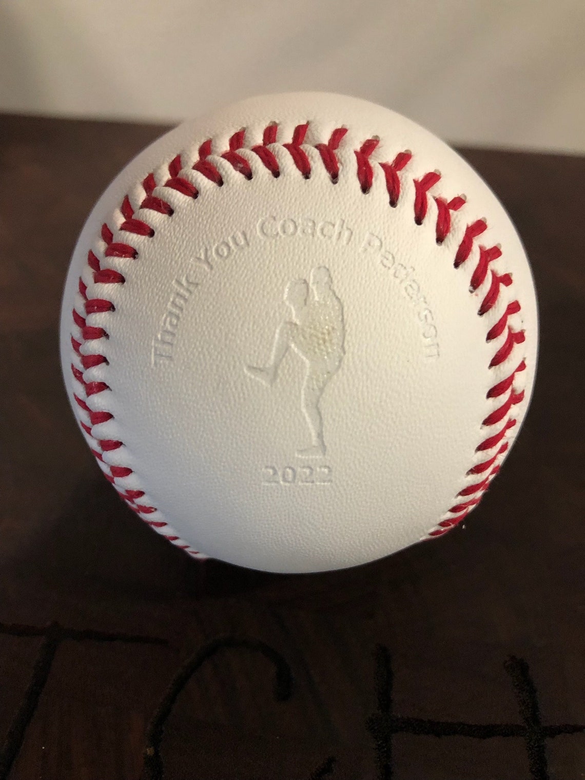Personalized Baseballs Baseball Coach Gifts Personalized Etsy