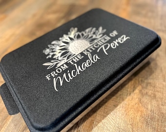 Personalized Engraved Cake Pan: Custom Baking Dish