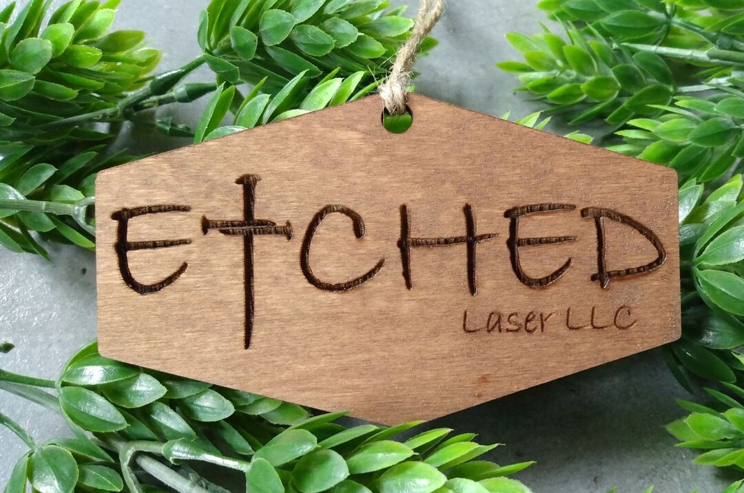 Custom Christmas Ornament With Business Logo Employee Gift Idea