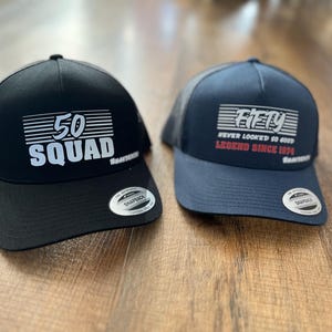 Custom Hat | Business Logo Hat | Heat Transfer Print | Snapback Hat | Trucker Hat | Company Apparel | Promotional Gift | trucker hat