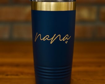Personalized 20 oz Polar Camel Tumbler, Engraved Insulated Cup, Custom Travel Mug, Coffee Tumbler, Gift for Him or Her, Nana Tumbler