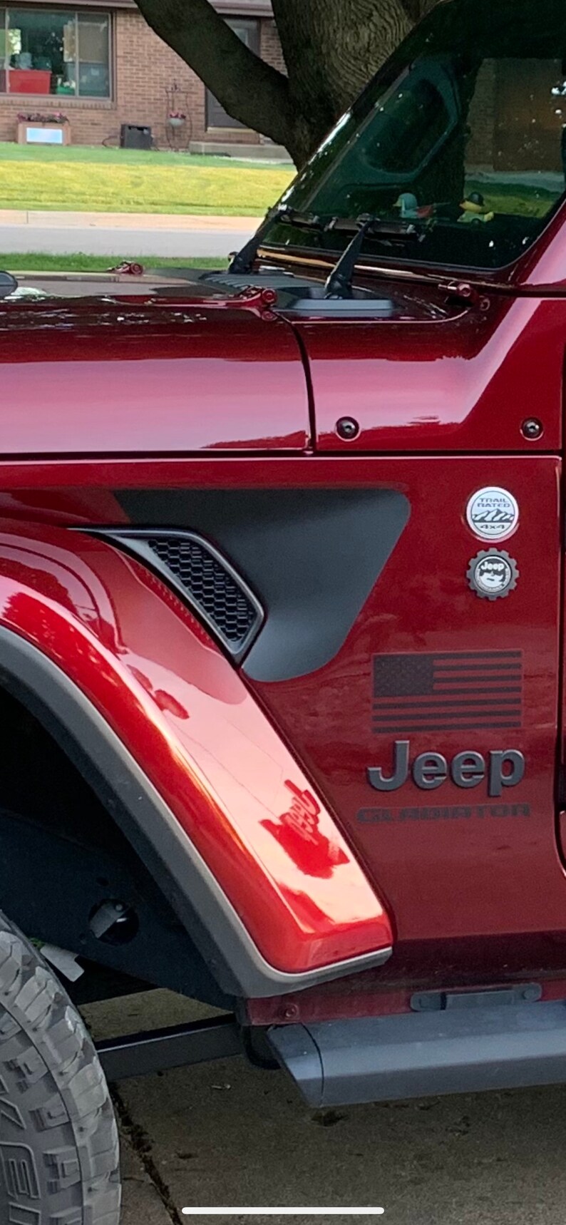 Jeep JL & JT Fender Vent Decals Solid Black Etsy Australia