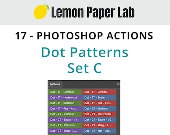 17- Photoshop Actions for Pattern Design - Make quick polka dot style patterns