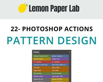 22- Photoshop Actions for Pattern Design