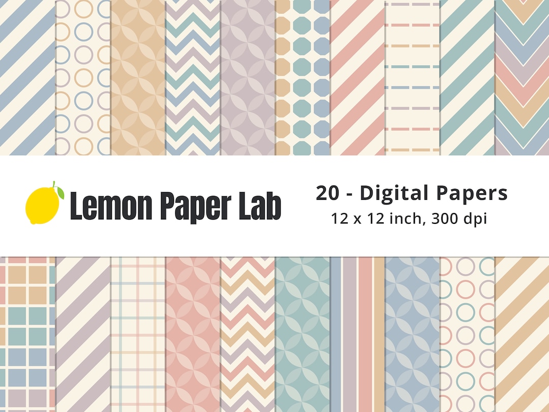 Pastel Boho Background, Boho Digital Paper, Boho Rainbow Pattern ...