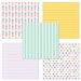 Bright Rainbow Printable Paper, Rainbow Digital Paper, Stripe Lines, Polka Dot, Fleur De Lis ...