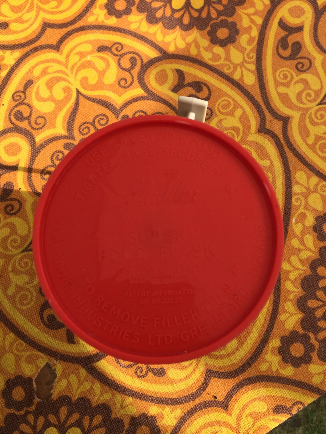 Aladdin Wide Food Flasks Large or Small Vintage 1970s Cream Etsy