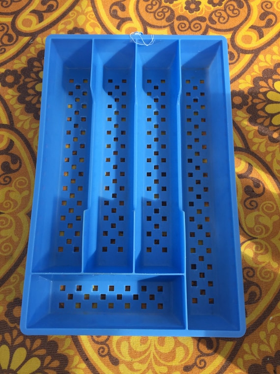 Vintage Retro Addis Cutlery Tray Plastic 1970s Etsy