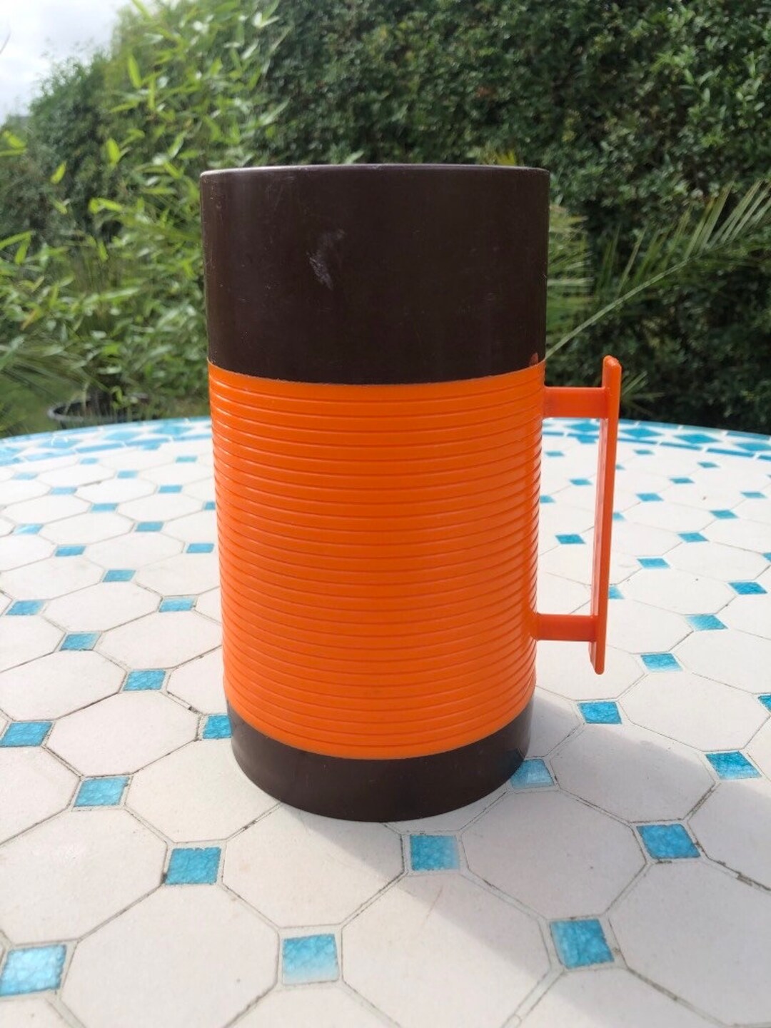 Orange Aladdin Food Flask 1970s Vintage Etsy UK