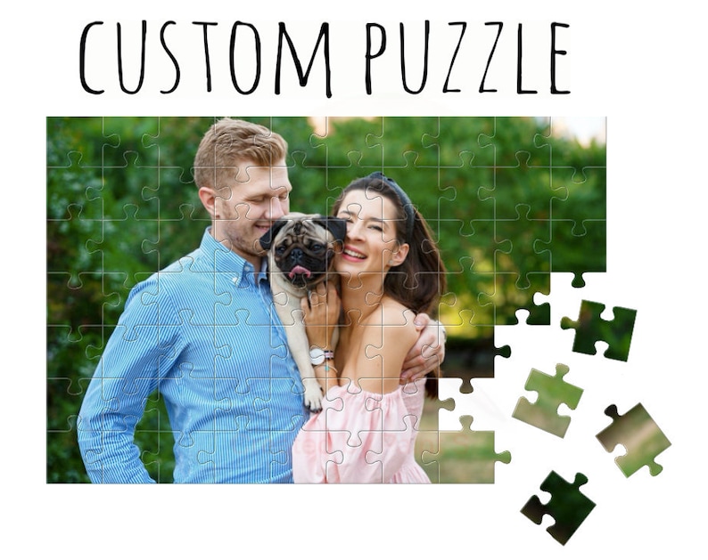 Gift for him Personalized photo Puzzle Custom jigsaw