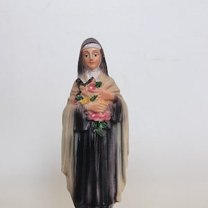 Statue of Saint Therese of Lisieux with the Child Jesus 12 cm