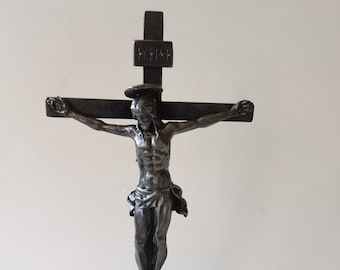 Donatello Crucifix Basilica Sant'Antonio Padua Black brass h 16 cm