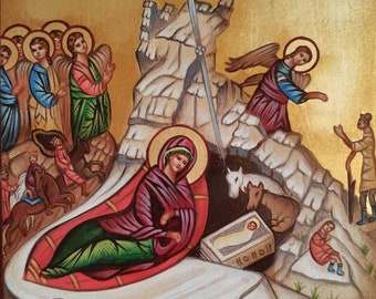 Sacred Icon of the Nativity of Our Lord