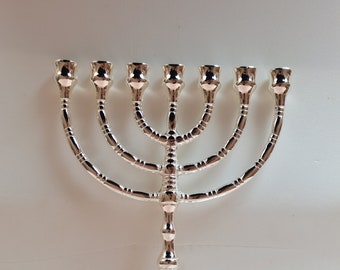 ヴィンテージ真鍮製メノーラー：ユダヤ教の燭台、7本の枝 - Etsy 日本