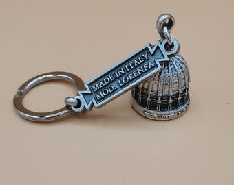 Vatican Keychain – St. Peter's Dome – 12cm Metal Souvenir of Rome