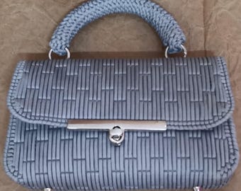 Handmade Handbag – Pearl Grey