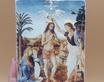 Baptism of Christ – Fresco painting on lime