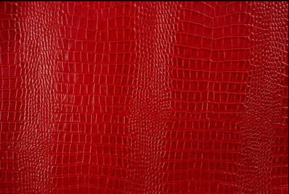 Barcelona Embossed Crocodile Cowhide leather pre-cut sheet 8.5" x 11" / 12" x 12" / Half hide 18-25 FT