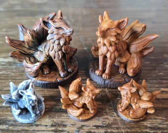 Miniatura Kitsune Fox do gier RPG