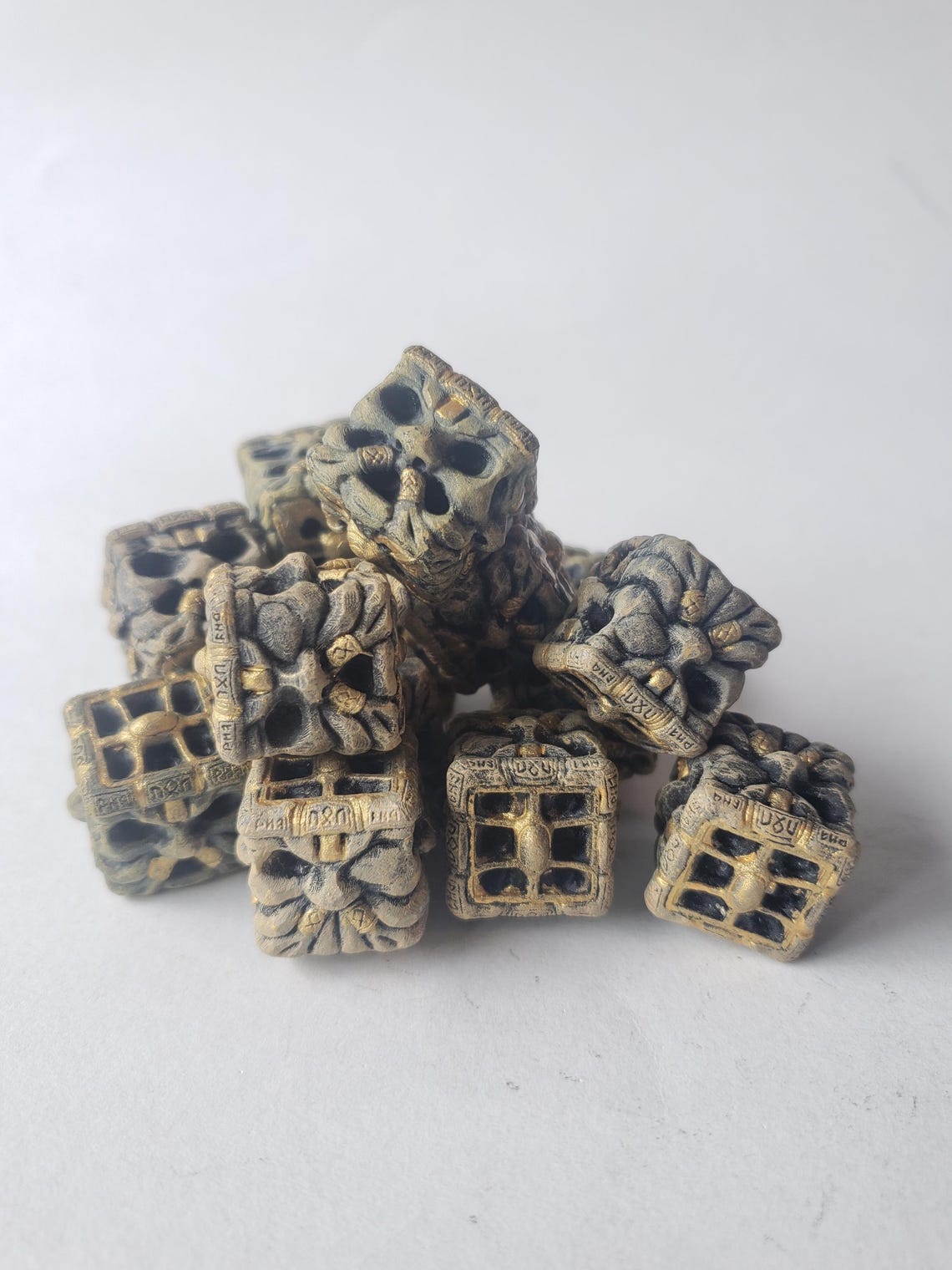 Grumpy Dwarven Statue Dice - Etsy