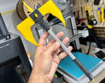 Shao Kahn ax from MK1 - Gregarian War Blade (Mini copy) / Cosplay / Gift for gamers