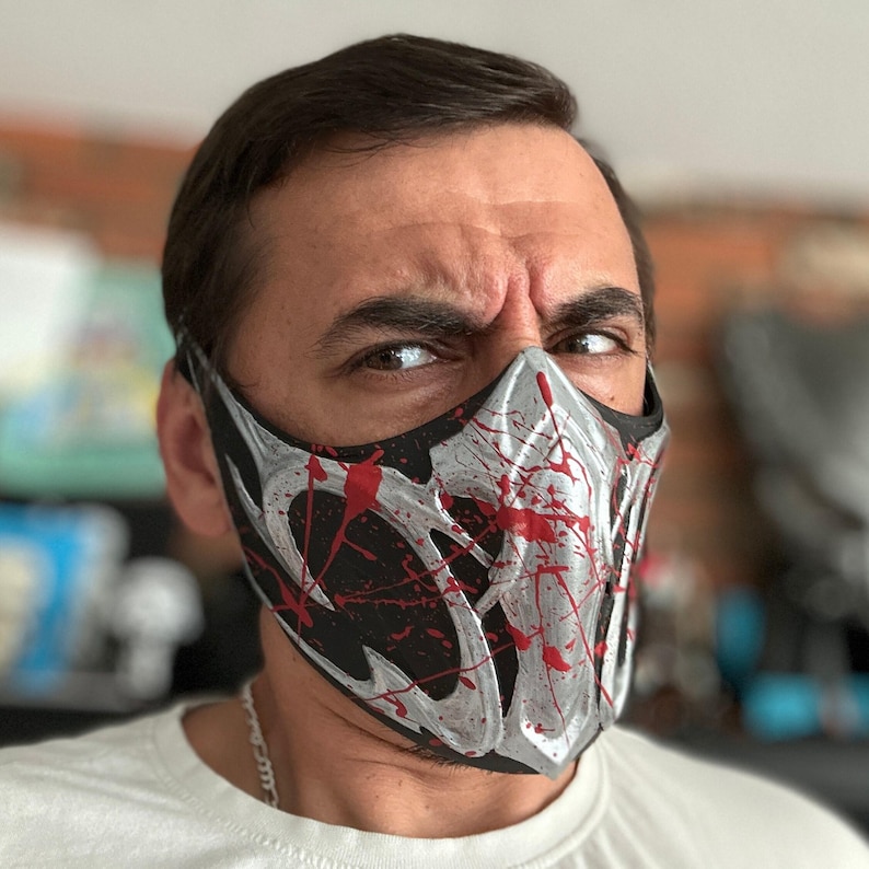 Sub Zero Mask From Mortal Kombat 1 - Whiteout - Etsy