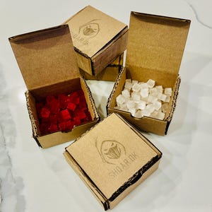 Red Square Blood token / Translucent Echo Token HP Token / Health Token / Life Token / Board game Token / Soul Token / Resource token