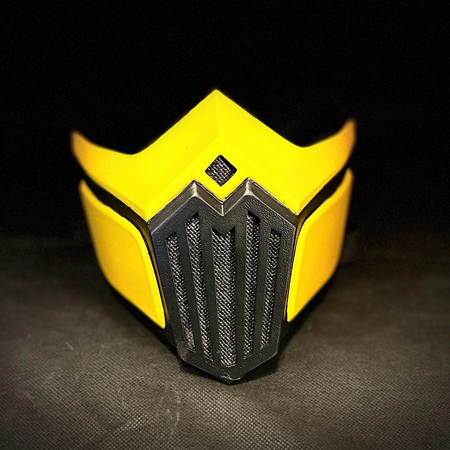 mortal kombat scorpion helmet Scorpion Mask From the Mortal Kombat 2 Movie - Annihilation / MK2 / Cosplay  Mask