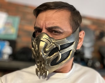 Scorpion mask from Mortal Kombat 11 - Demonic Warrior