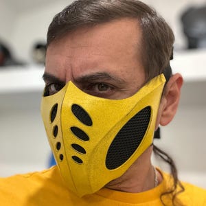 Classic Alternative ninja mask from Mortal Kombat / Scorpion / Sub Zero / Noob Saibot / Smoke / Ermac / Reptile / Rain