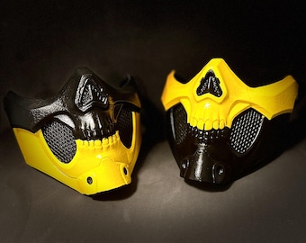 Dark Takeda mask from Mortal Kombat 1