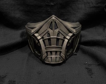 Scorpion mask from Mortal Kombat 1 Movie / Cosplay mask / Gift for gamer