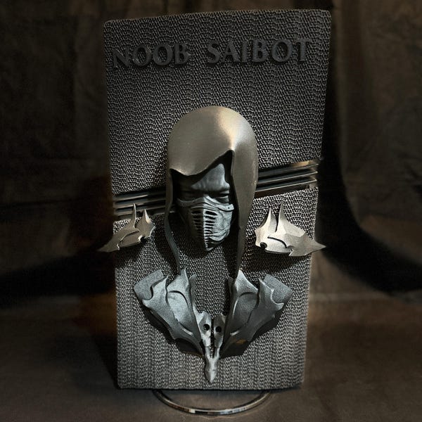 PS5 transformation kit in Noob Saibot Style MK11 V2 / PlayStation 5 skin / PS5 Plates / Mortal Kombat