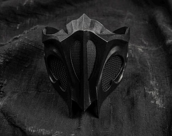 Alternative Noob Saibot mask from Mortal Kombat - Born in Pain / Mask for cosplay / Gift for gamer