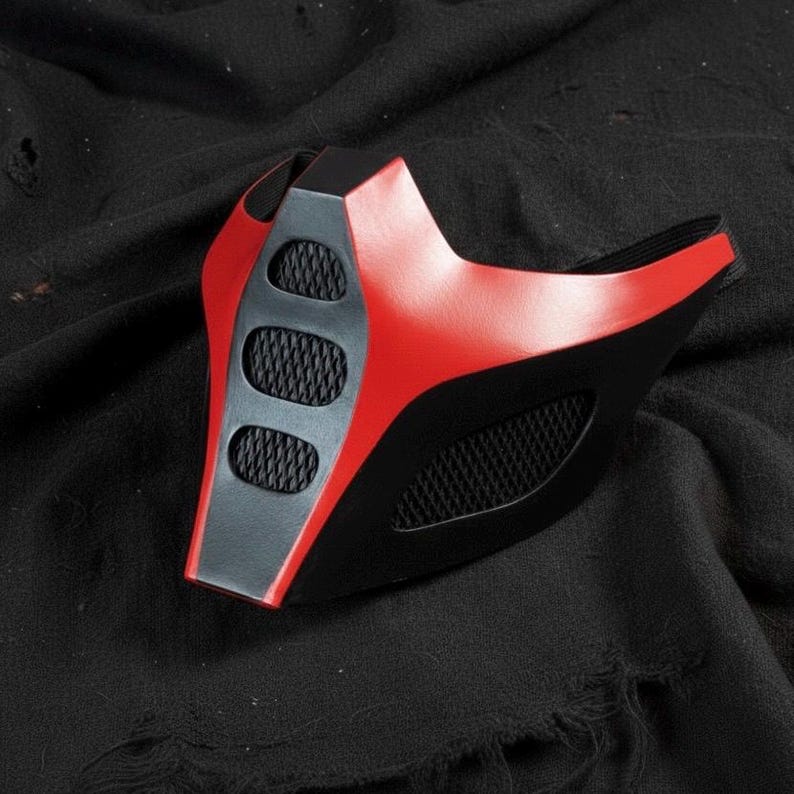 Sub Zero Alternative Mask From Mortal Kombat - Grand Master V1 - Etsy