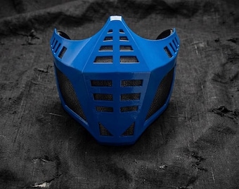 Sub Zero Alternative mask - Lost in the Snow / Mask for cosplay / Gift for gamer / MK fan