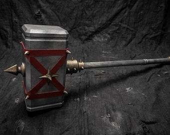 Shao Kahn hammer - Realm Crusher Mortal Kombat 2 movie version (Real Size) / Cosplay / Gift for gamers