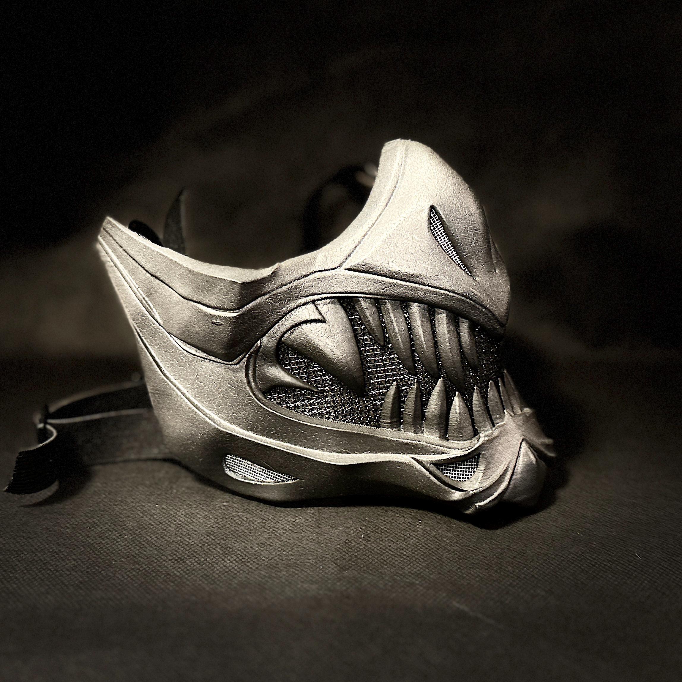 Noob Saibot Mask From Mortal Kombat 1 - Chaotic Strategist - Etsy