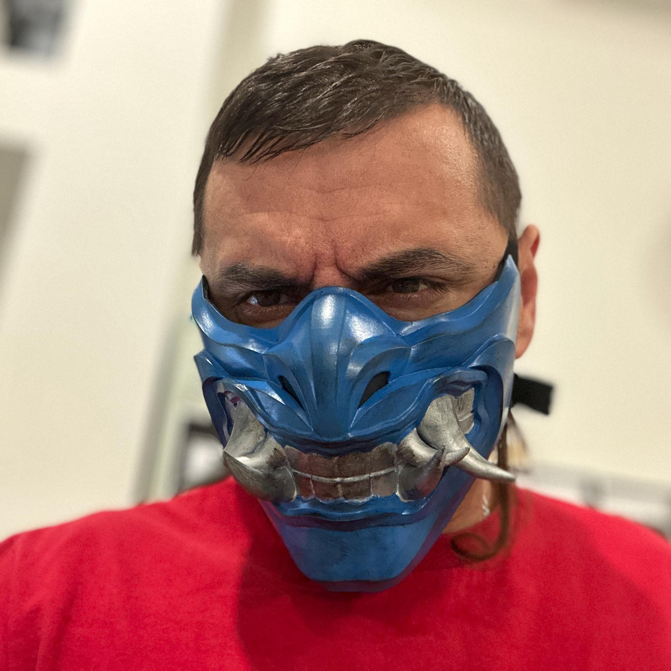Sub Zero Mask From Mortal Kombat 11 - Grandmaster Icy Mask - Etsy