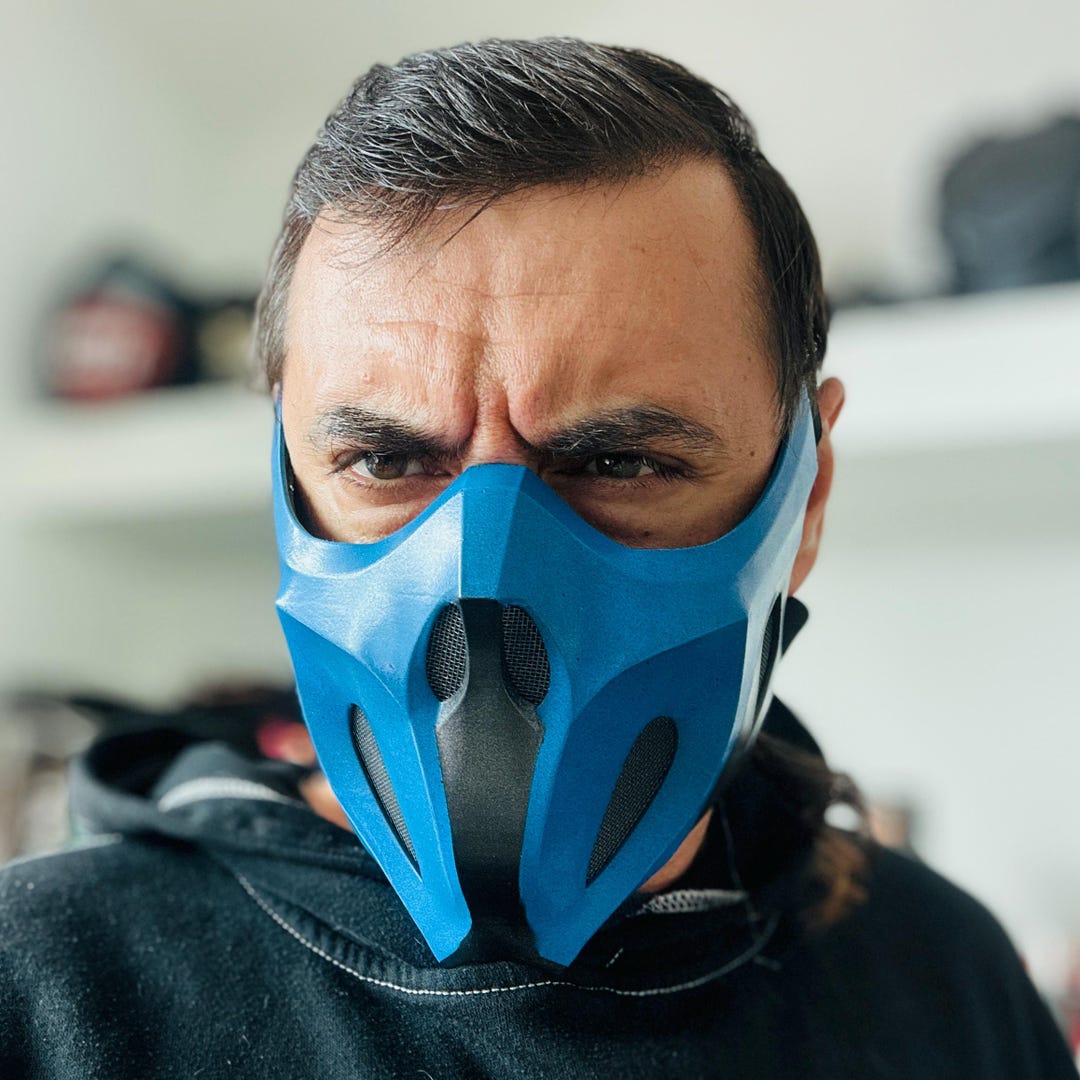 Sub Zero Mask From Mortal Kombat - Alternative V3 - Etsy