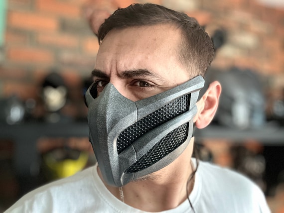 tobacco mask Parcil Safety Smoke Black Full Face Organic Vapor Respirator and Gas with 2 Threaded P-A-1 Replacement Filters PD-100-SB NEW Monkey Smoking Mask Full