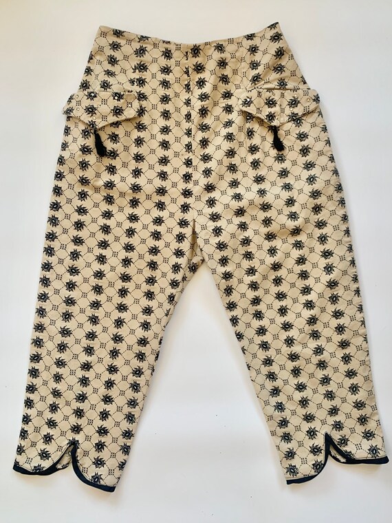 Vintage 1950s Sport Time pedal pushers with rhines